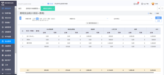 投資項目管理ERP